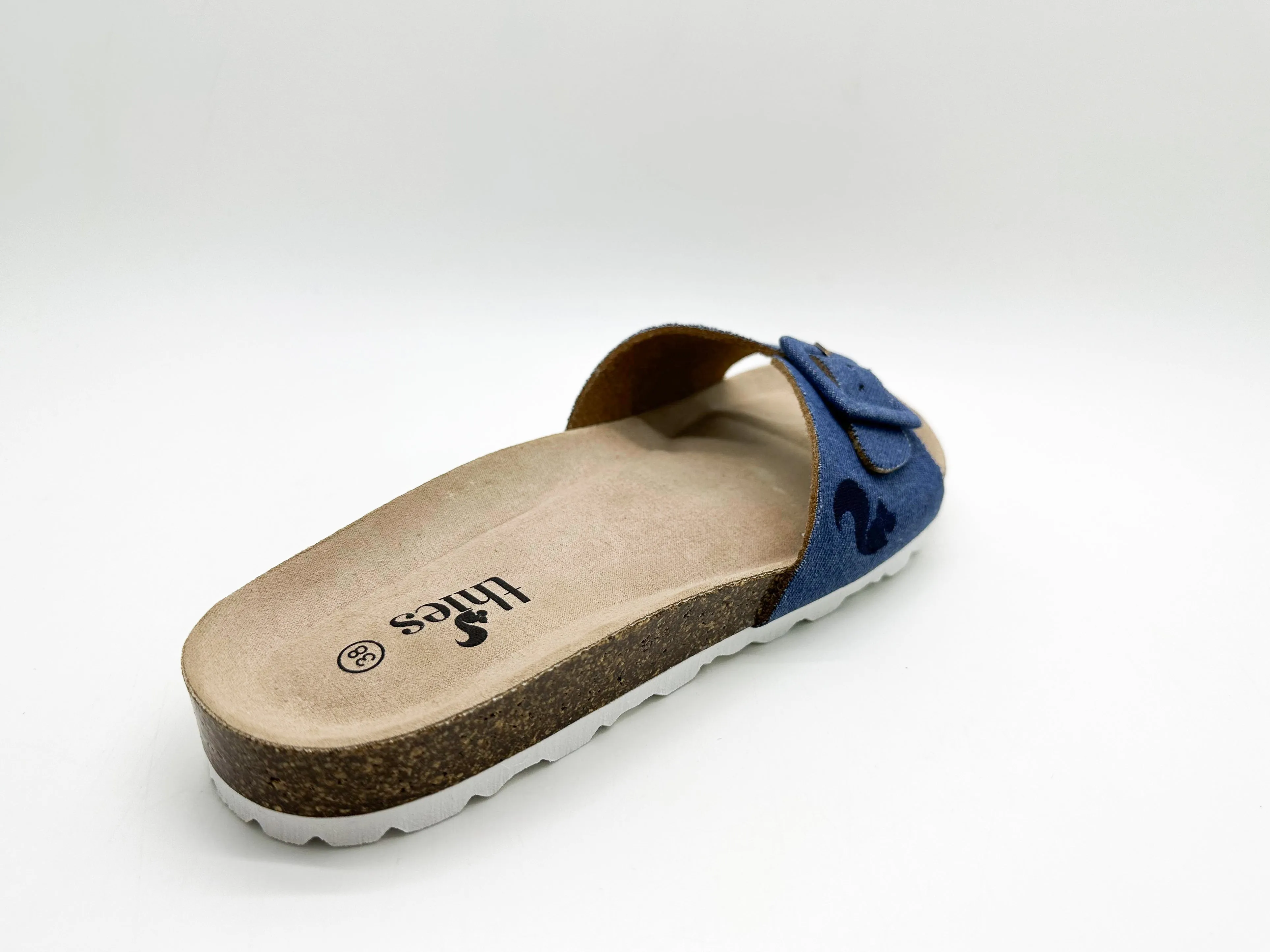 thies 1856 ® Rec Denim Strap Sandal vegan denim blue (W/X)