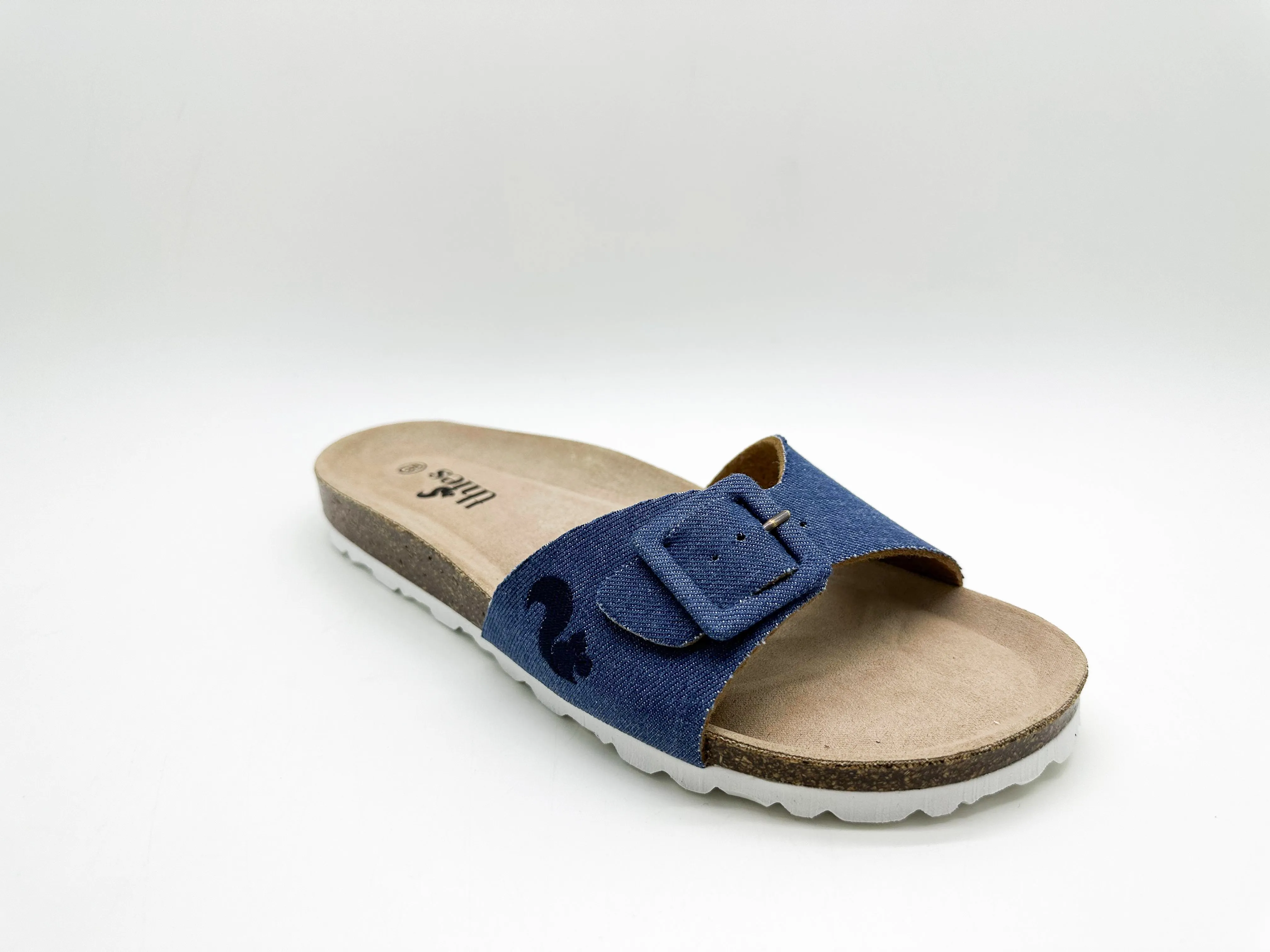 thies 1856 ® Rec Denim Strap Sandal vegan denim blue (W/X)