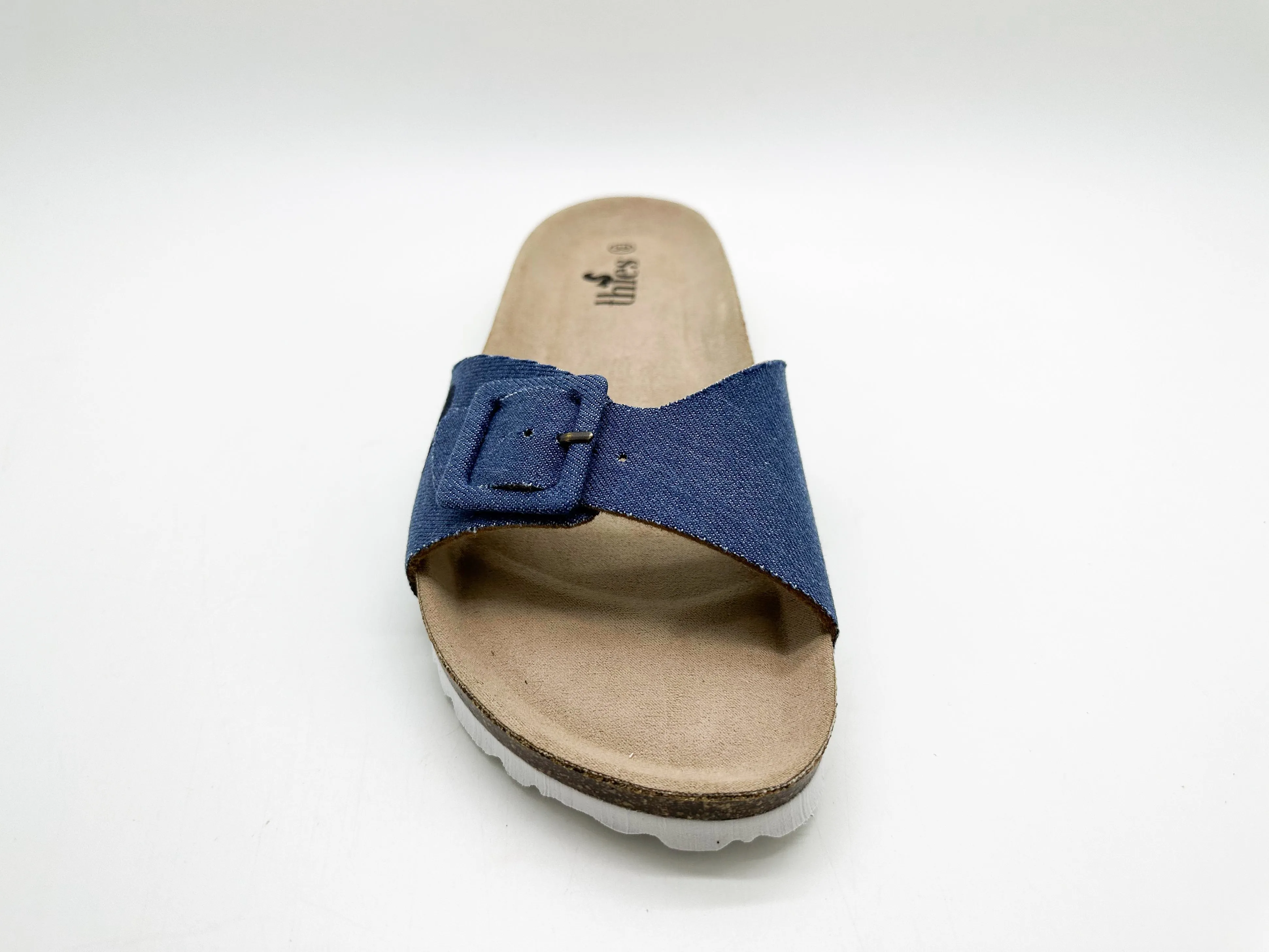 thies 1856 ® Rec Denim Strap Sandal vegan denim blue (W/X)