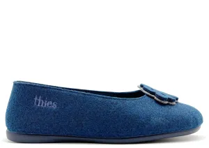 thies 1856 ® Recycled PET Ballerina vegan navy (W/X)