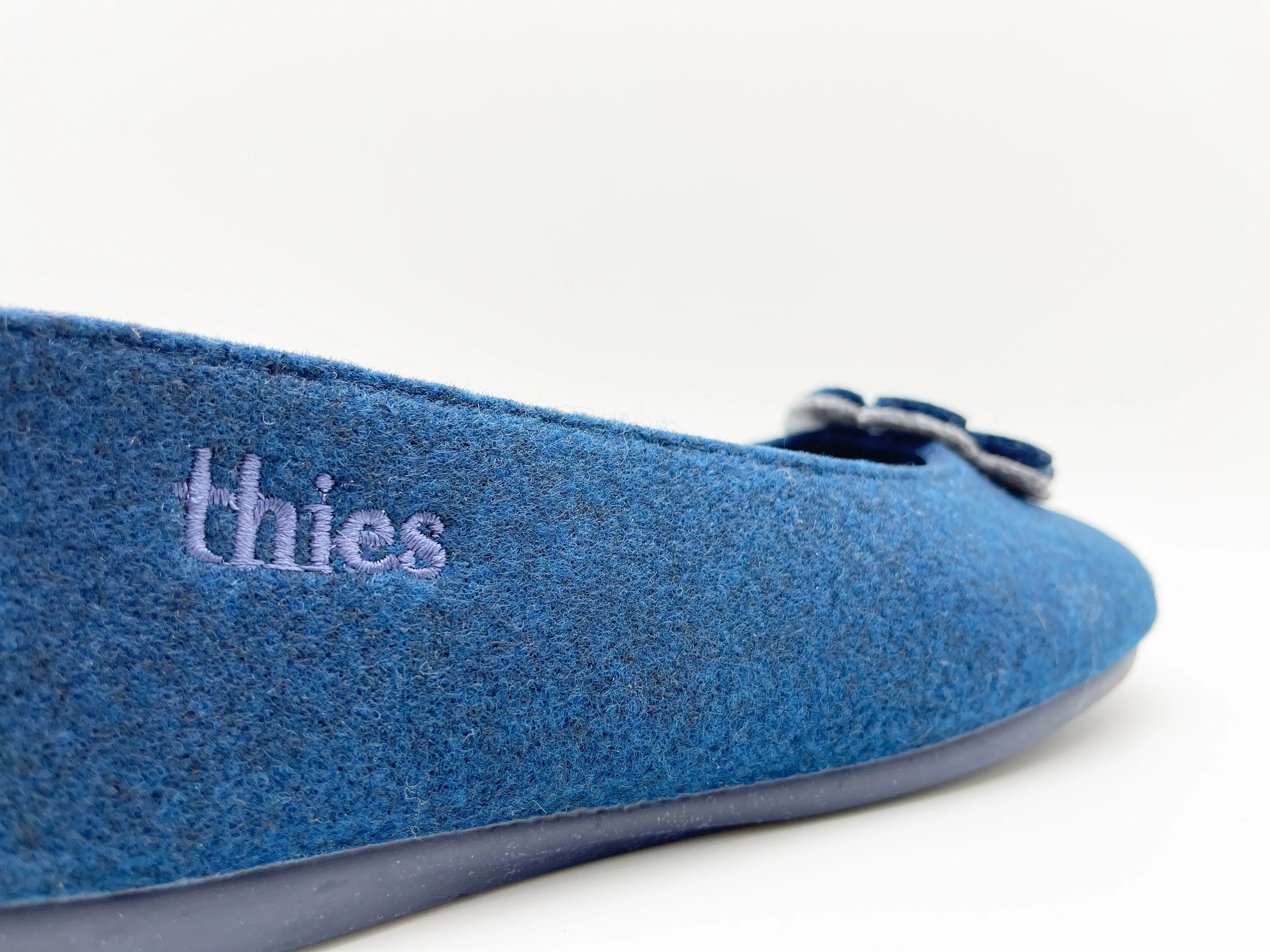 thies 1856 ® Recycled PET Ballerina vegan navy (W/X)