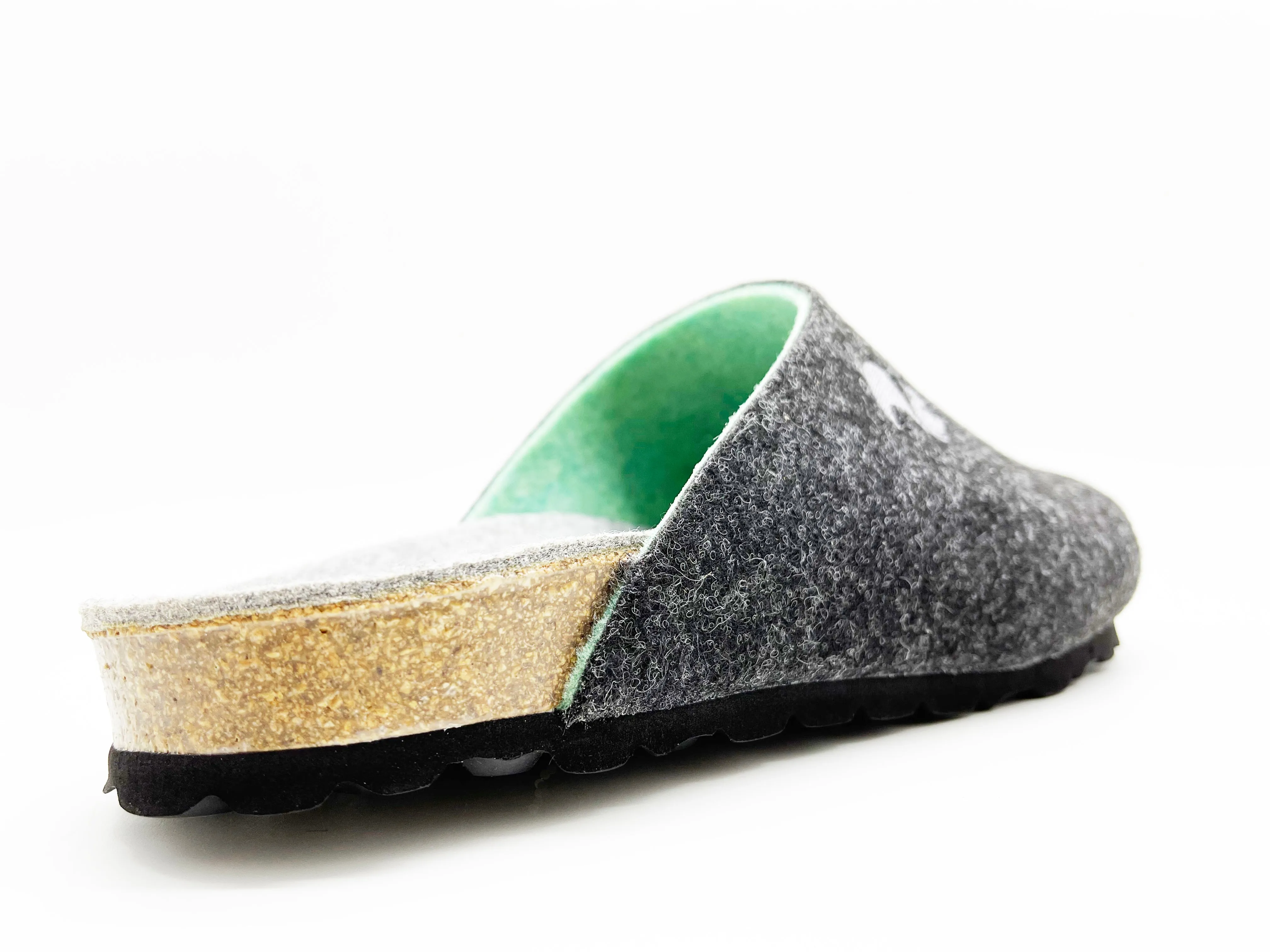 thies 1856 ® Recycled PET Bio Clog vegan anthracite mint (W/M/X)