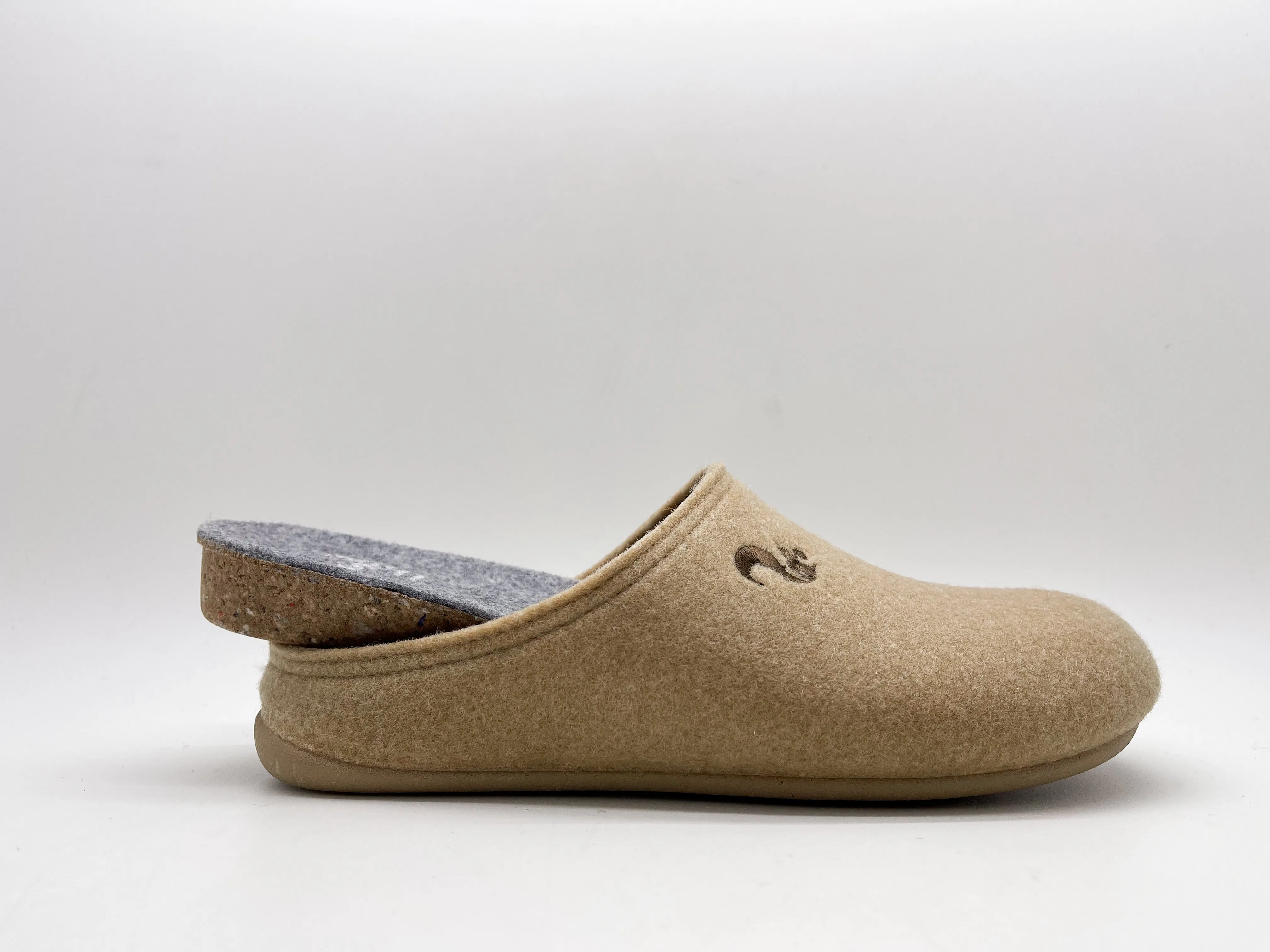 thies 1856 ® Recycled PET Slipper vegan camel (W/X)