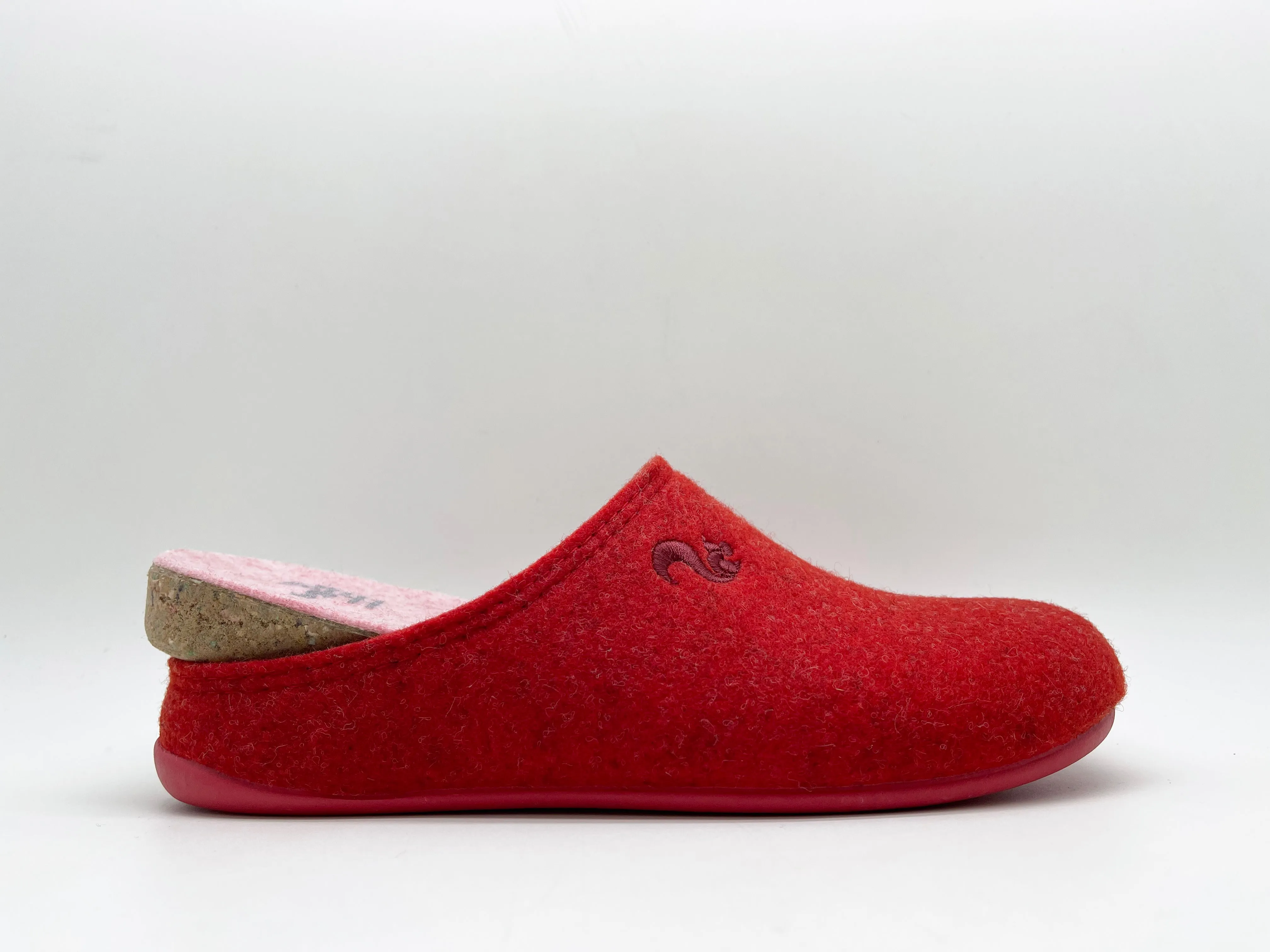 thies 1856 ® Recycled PET Slipper vegan cherry (W/X)
