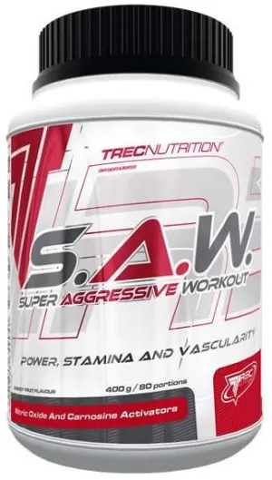 Trec Nutrition SAW Powder, Blackcurrant Lemon - 400 grams