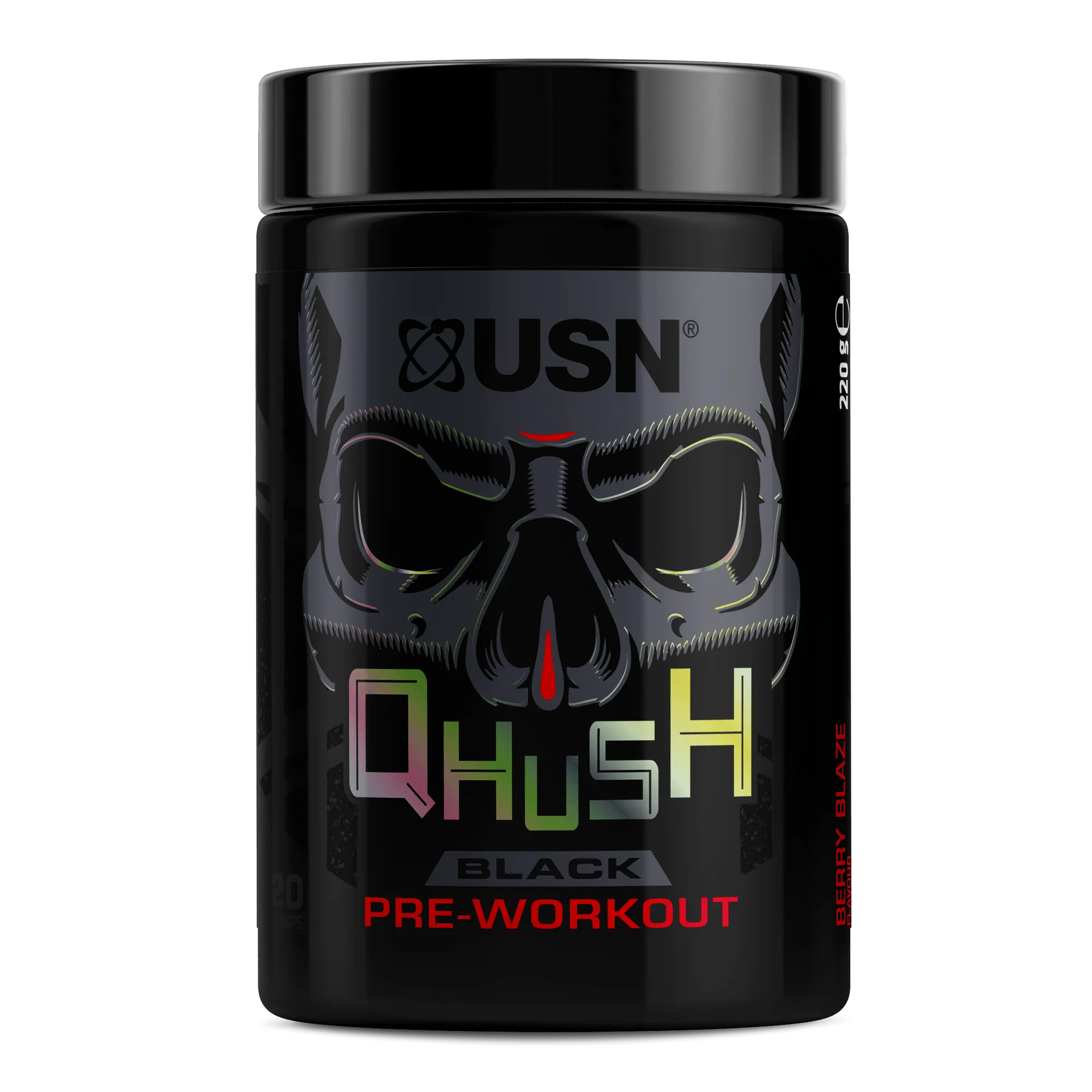 USN QHUSH Black 220g Berry Blaze
