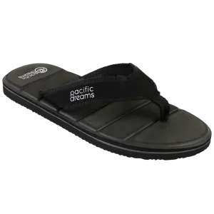 VONMAY Men's T Flip Flops Fabric Strap Thong Sandals Waterproof Outdoor Slippers