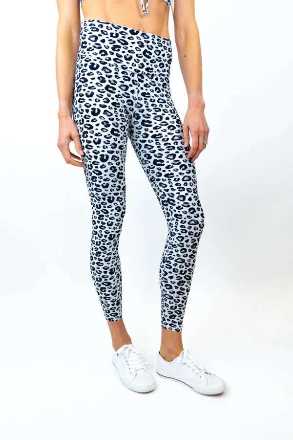 White Leopard Legging
