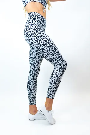 White Leopard Legging