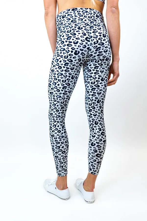 White Leopard Legging