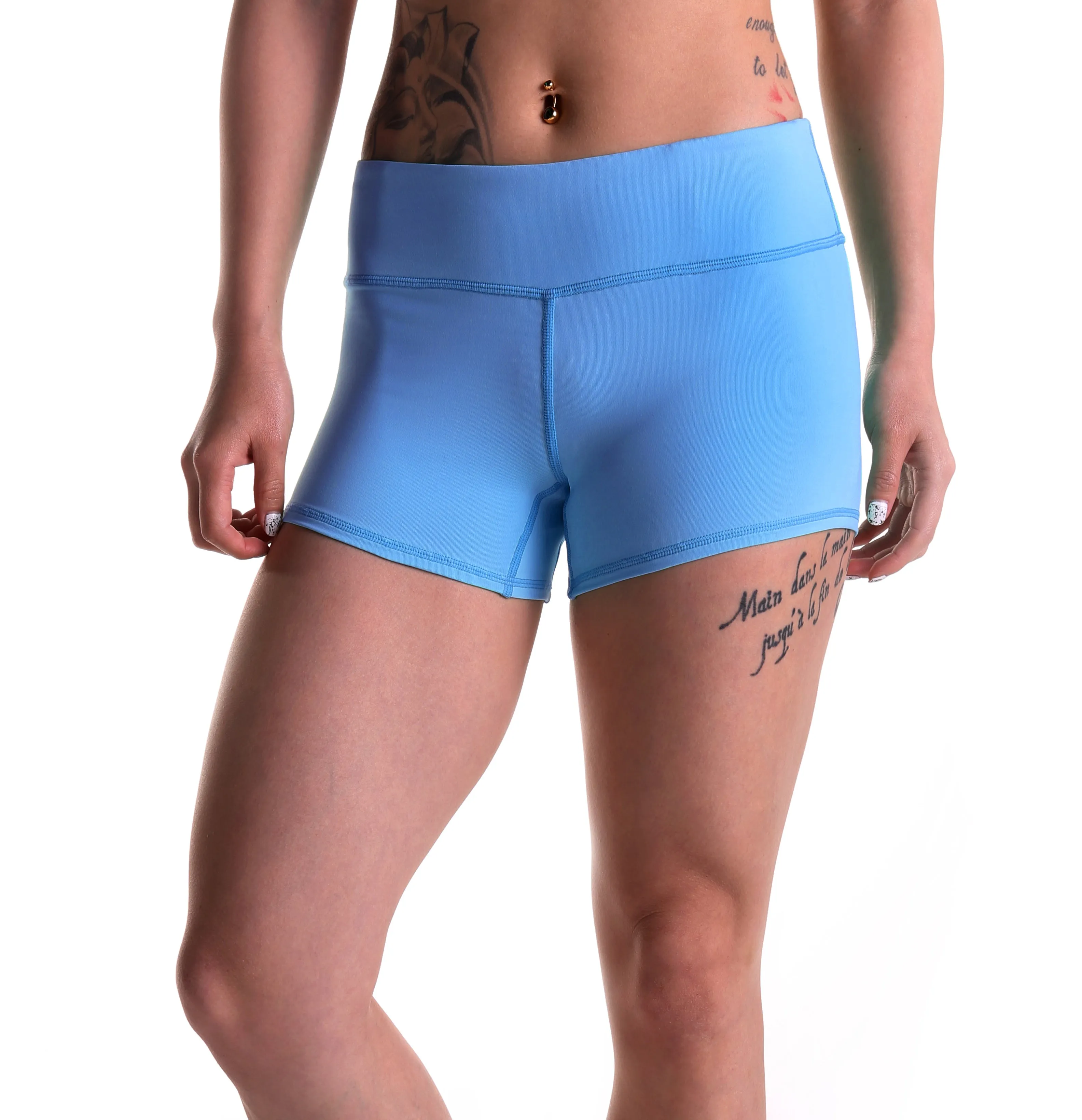 Women's 3" Athletic Running Workout Volleyball Crossfit Compression Shorts