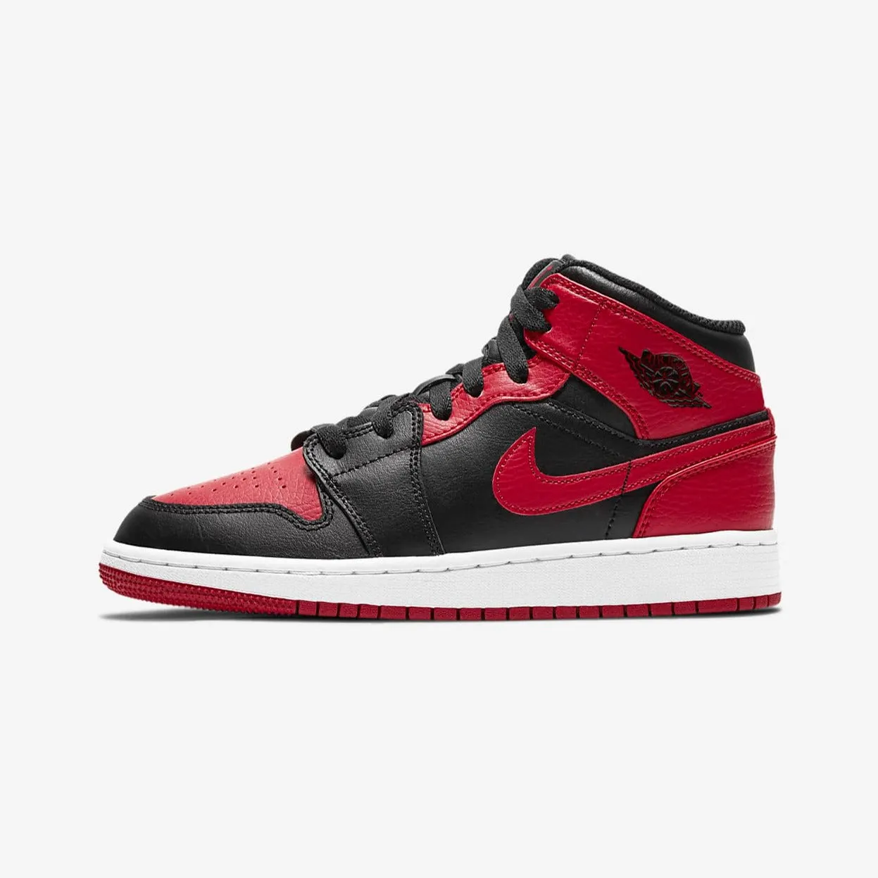 Women's / GS Air Jordan 1 Mid "Banned" 2020 (554725-074)