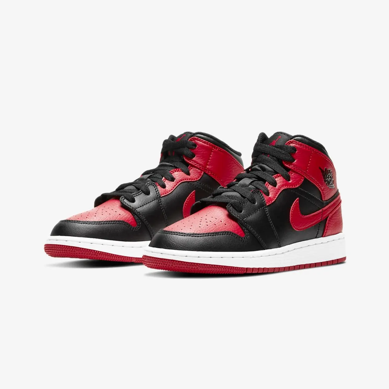 Women's / GS Air Jordan 1 Mid "Banned" 2020 (554725-074)