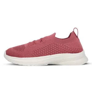 Women's Lace-up Walking Shoe - WS3260 Peach