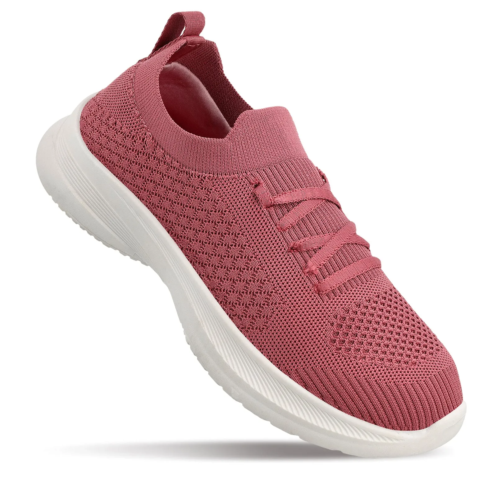 Women's Lace-up Walking Shoe - WS3260 Peach