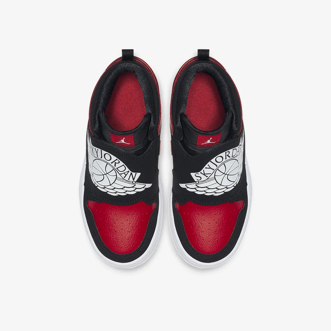 Younger Kids / PS Sky Jordan 1 "Bred" (White/Gym Red/Black)(BQ7197-001)