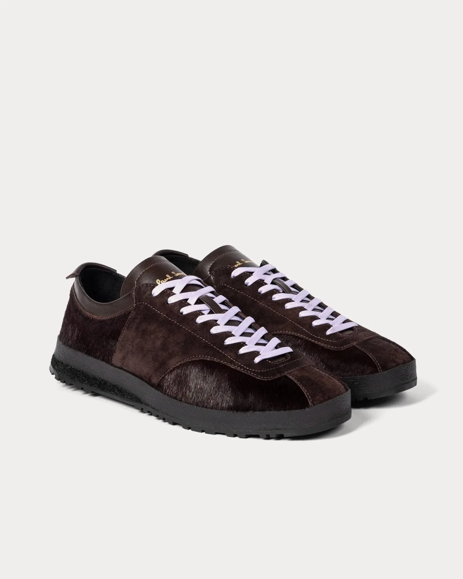 Zephyr Leather Aubergine Low Top Sneakers