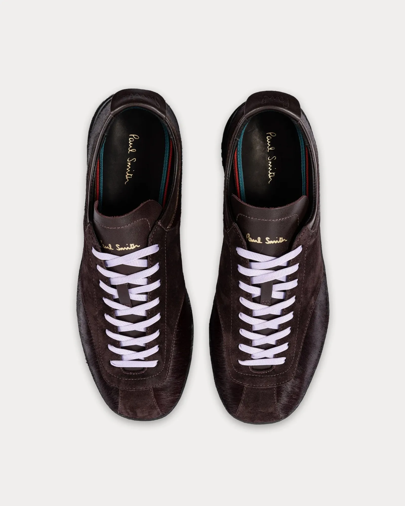 Zephyr Leather Aubergine Low Top Sneakers